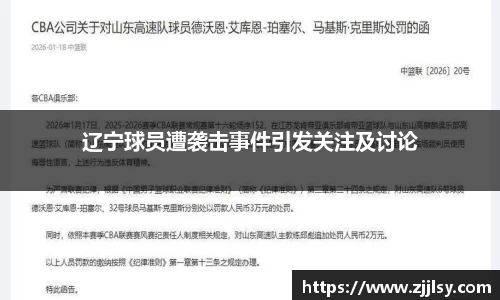 辽宁球员遭袭击事件引发关注及讨论